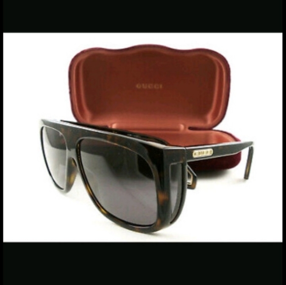 Gucci Havana Gray Sunglasses - Picture 2 of 6